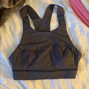 Grey lululemon tank/bra